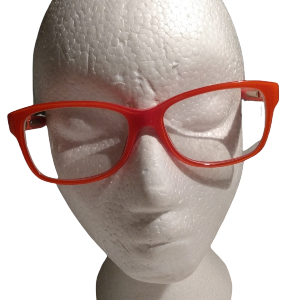 CHANEL Vintage Unisex Red Redish Eyeglass Frame